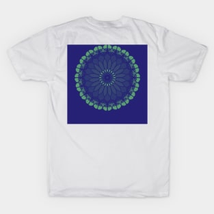 blue mandala T-Shirt